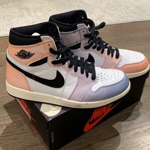 Nike Air Jordan Retro Hi OG Craft Vivid Orange/Black-Iced Lilac Size 8 Euro 41